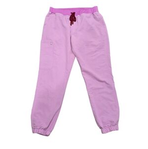 FIGS HIGH KADE SKINNY JOGGER SCRUB PANTS DUSK L